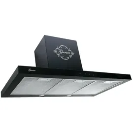 Gurari Elektro-Standherd GCH E 912 BL r + GCH 462 BL 9 Prime Dunstabzugshaube 90cm - Schwarz
