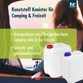 Höfer Chemie Wasserkanister Set 4 x 5 L weiß