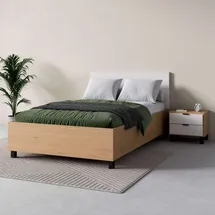 Vox Bett SIMPLE 125 x 204,4 cm Holz massiv weiß