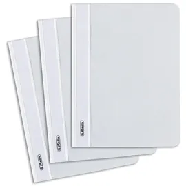 Herlitz Schnellhefter A5, Kunststoff, weiß, 10 Stück