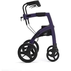 Rollz Motion 2.1 Rollator und Rollstuhl 2in1 Dark Purple