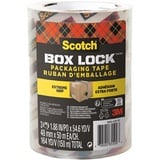 Scotch Box Lock Verpackungsklebeband - 3 Rollen, 48 mm x 50 m - Starkes Versand- und Verpackungsklebeband - Ideal zum Verpacken von Paketen und Kartons