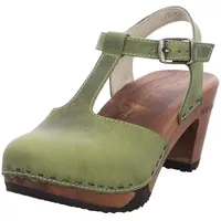 Woody Damen Carolin Clogs, Grün (Kiwi 069) - 36 EU