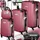 Tectake Koffer-Set 4-tlg. rot