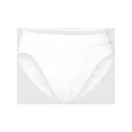 SCHIESSER Slip mit Rippenstruktur im 2er-Pack Authentic Weiss, XL