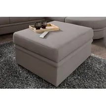 sit&more Hocker Savoni Kunstleder 100 x 46 x 65 cm Grau