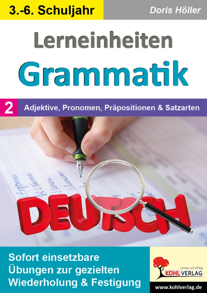 Lerneinheiten Grammatik / Band 2: Adjektive  Pronomen  Präpositionen & Satzarten - Doris Höller  Kartoniert (TB)