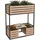 Outsunny Hochbeet 83 x 39 x 100 cm Braun