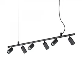 Ideal Lux Dynamite 6-flg. 115,5 cm schwarz