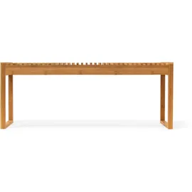 Relaxdays Sitzbank 120 x 33 cm Braun