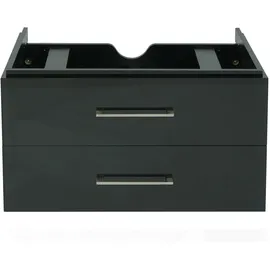 Mendler Waschbeckenunterschrank 90 cm 54 x 89 x 46 cm Schwarz