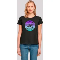 F4NT4STIC Retro Alien Weltraum Sonnenuntergang in schwarz | Gr.: