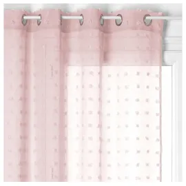 Atmosphera Créateur d'intérieur Atmosphera - Gardine Lily - rosa - 140x240 cm - Hell-Pink