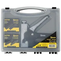 Höfftech Handtacker Schnellnagler 601tlg im Koffer