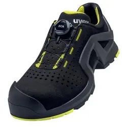 1 support Halbschuhe S1P 65682 schwarz/gelb, Weite 11, Größe 52 - schwarz/gelb - 52