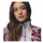 Columbia Damen Sequoia grove Printed Half zip Fleece-Überziehhilfe, Shale Purple blossoming