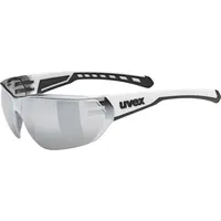 Uvex Equate Sonnenbrille - white matt - Mirror Silver/CAT3