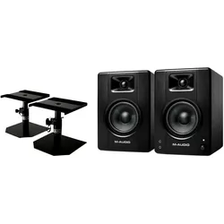 M-Audio BX4 Tischstativ Set