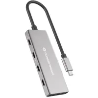 Conceptronic HUBBIES16G 4-Port USB 3.2 Gen-2 Hub, 10Gbps, USB-C x 4, 100W USB PD