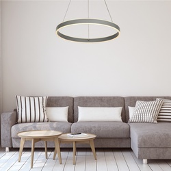 Rabalux 6299 LED Deckenleuchte Othello 1x36w | 1800lm | 3000-6000K - dimmbare, Fernbedienung, grau