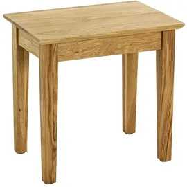 Haku-Möbel HAKU Beistelltisch Eiche Massivholz Couchtisch - Maße: B 43 x H 42 x T 30 cm