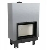 Kratki Kamineinsatz aus Stahl MBM 10 kW Ø 200 mit Schiebetür mit Türfeder