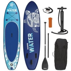 MAXXMEE Inflatable SUP-Board, 300 cm, 110kg, Stand-Up Paddle-Board SUP Board inkl. Paddel Board Stand up Paddle Paddling Komplett Set