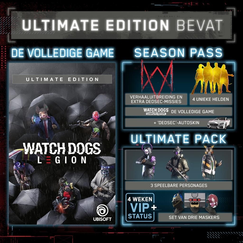 Watch Dogs Legion Ultimate Edition - UPGRADE PS5