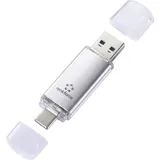 Renkforce RF-USBOS-230 USB-Stick 64GB Silber RF-6688140 USB-A, USB-C®