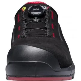 Uvex 1 support BOA, S3 ESD, Halbschuhe Microvelours, schwarz, 37 - - 37
