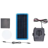 Solarheizung Gewächshaus Komplettset, 30w Hühnerstallheizung Solar, Tragbarer Energieerwärmer Mit Batteriefach | USB-Ausgangssystem Für Gewächshaus, Schuppen, Tierhaus, Camping & Auße