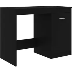 vidaXL Schreibtisch Schwarz 100x50x76 cm Holzwerkstoff