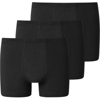 SCHIESSER 95/5 Shorts Organic Cotton schwarz XXL 3er Pack