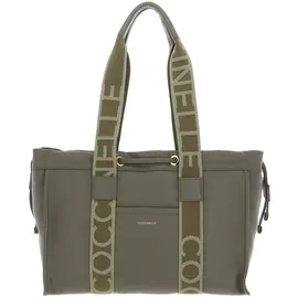 Coccinelle 2day Signature Handbag Grained Leather Laurel Green