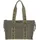 Coccinelle 2day Signature Handbag Grained Leather Laurel Green