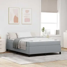 vidaXL Boxspringbett 160 x 200 cm Hellgrau