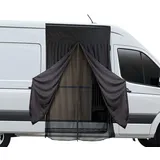 Opaltool Auto Insektennetz für VW T6/T6.1/ T6 California, Zweischichtig Magnetische Moskitonetze mit 4-seitigen Magneten, Hintertür Moskitonetz mit Wildleder außen für Outdoor-Camping