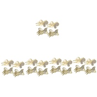 20 Stk Schmetterlingsblumenclip Haarspangen für den hinteren Kopfteil Haarspangen für den täglichen Gebrauch Schmetterlinge Clips Blumen-Haarschmuck Perlen-Haarspangen Haarnadel