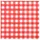Papstar 100 Servietten, 3-lagig 1/4-Falz 33 cm x 33 cm rot "Vichy Karo"