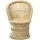 Marrakesch Orient & Mediterran Interior Boho style Gartensessel 42 x 43 x 76 cm beige 1 St.