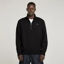 G-Star Premium Core Half Zip Sweatshirt Schwarz M
