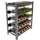 Proregal Weinregal 75 x 60 x 30 cm Schwarz