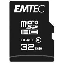 Emtec microSD Class 10 Classic + SD-Adapter 32 GB