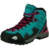 Guggen Mountain PM021 Damen Trekking-& Wanderstiefel Wanderschuhe Trekkingschuhe Outdoorschuhe wasserdicht mit Membran und Wildleder Farbe Blau EU 37