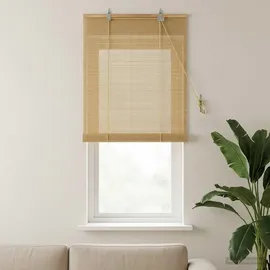 vidaXL Rollo Natur 70 x 160 cm Bambus/Braun