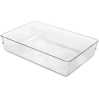 Metaltex Schubladen Ordnungssystem, transparenter Organizer mittel, breit