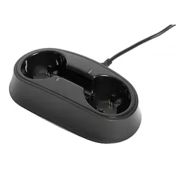 97055 Move Controller Ladestation PS4 Ladestation Kabelgebunden  (Schwarz)
