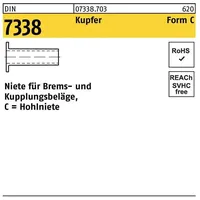 F. REYHER Nchfg. GmbH & Co. KG Niete DIN 7338 Form C C 6 x 20 100 Stück