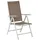 Merxx Amalfi Klappsessel 57 x 65 x 108 cm taupe