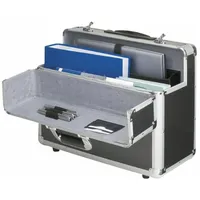 ALUMAXX Pilotenkoffer 2-Rollen Cabin 48,5 cm / 30 l black/silver